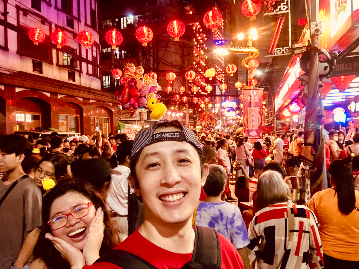 Ongpin Street during Chinese New Year