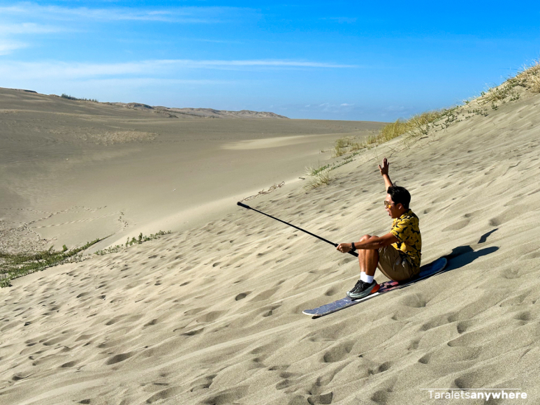 Paoay Sand Dunes sandboarding