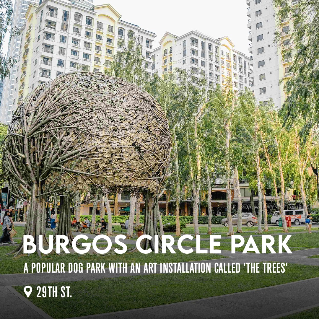 Burgos Circle Park - one of the parks in BGC