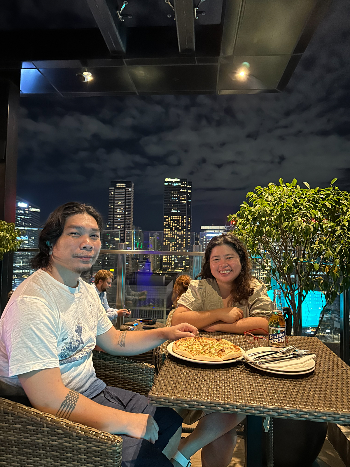 Couple photo at Seda BGC rooftop bar