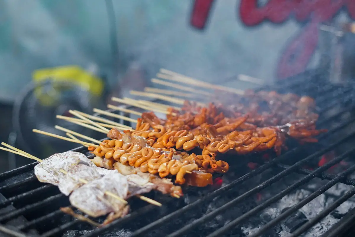 Isaw - one of the popular Filipino street food