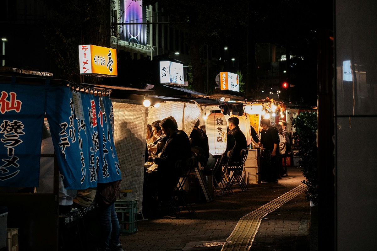 Food stalls in Fukuoka