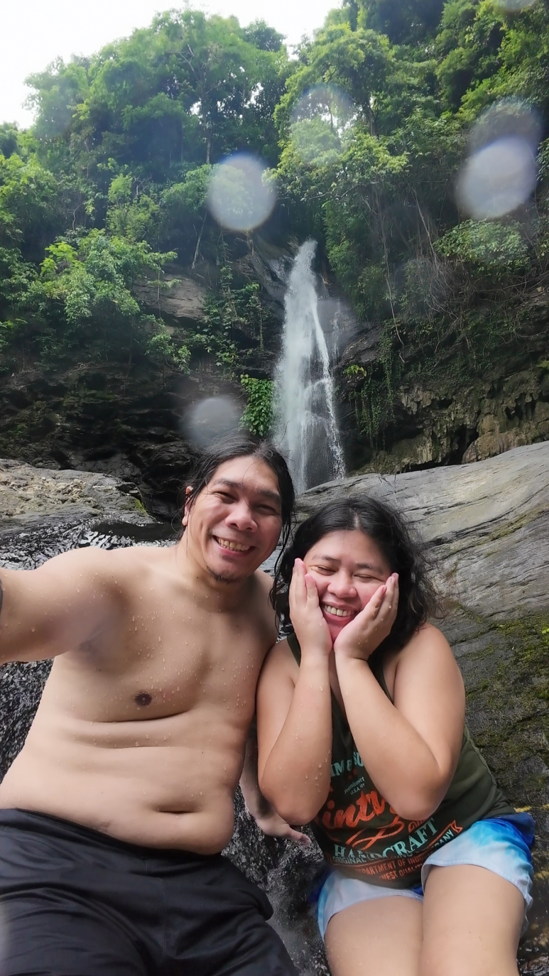 Couple shot in Agbalala Falls