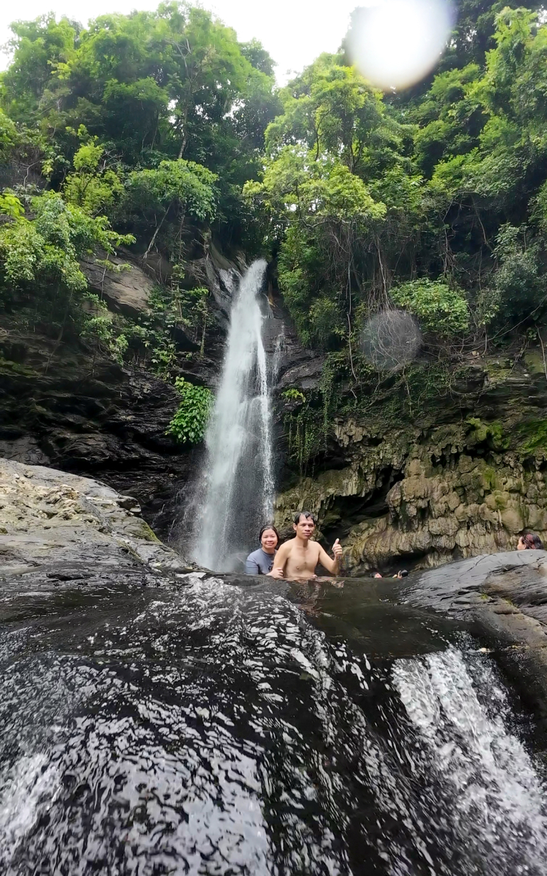 Couple shot in Agbalala Falls