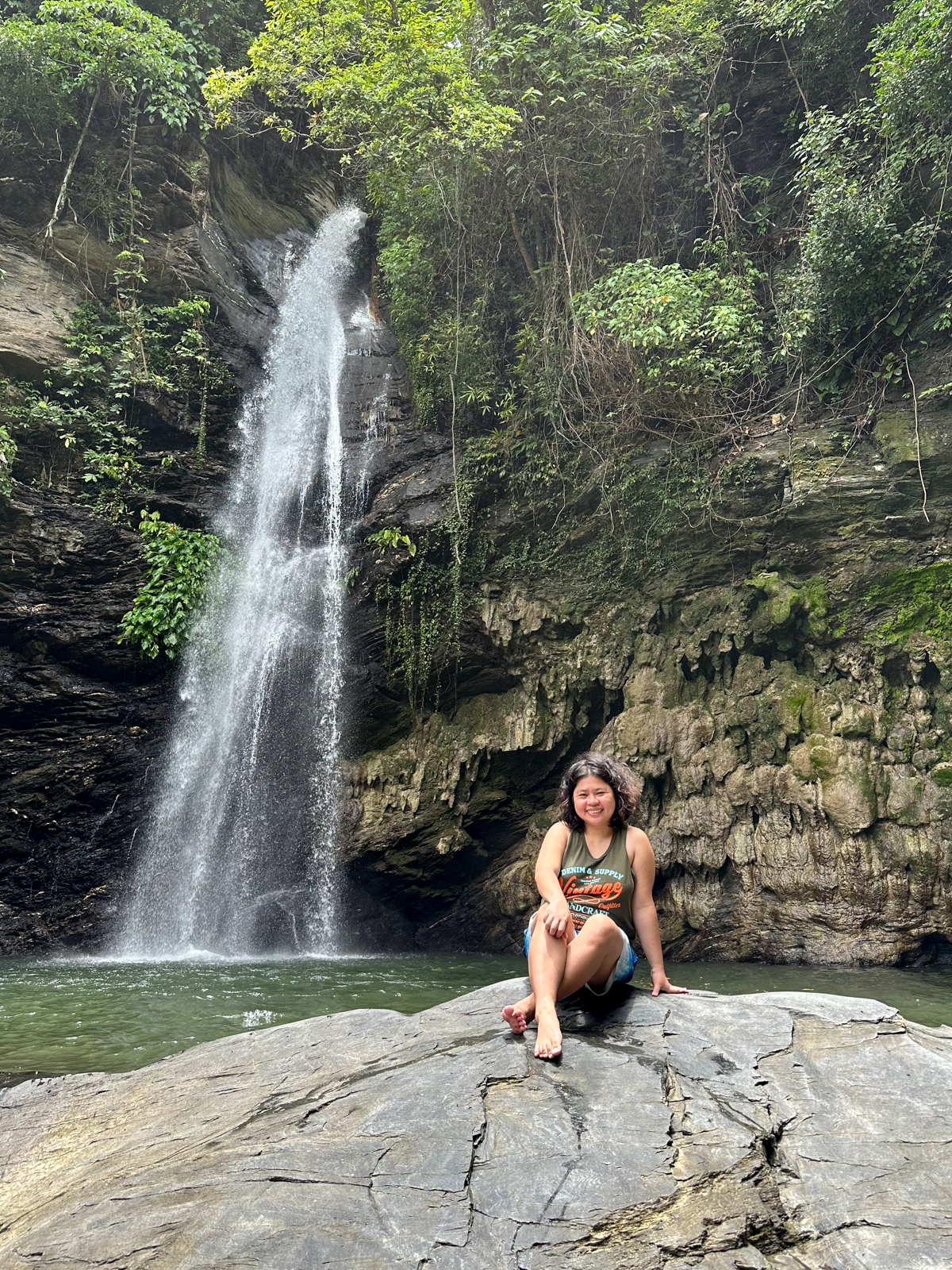 Kat in Agbalala Falls