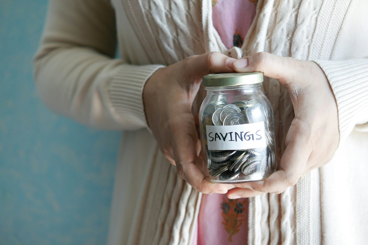 Jar of savings