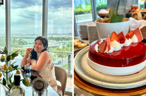 Cyan Modern Kitchen buffet feature