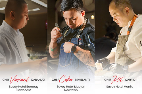 Savoy Hotel Manila - meet the chefs
