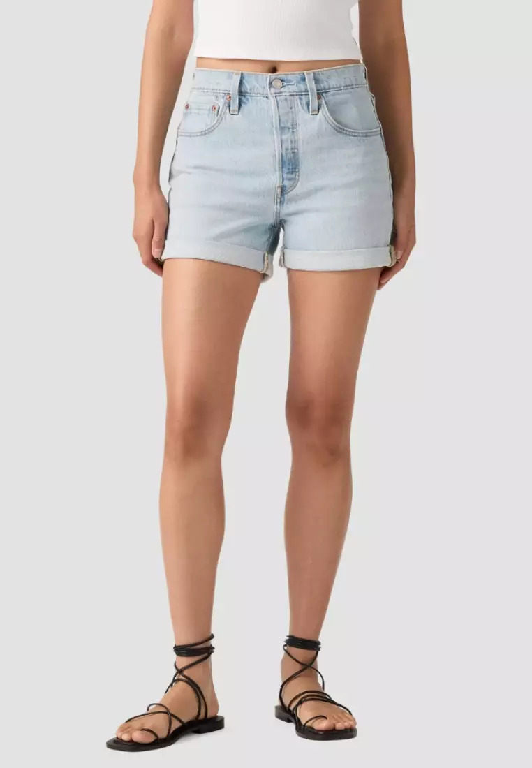 Levi's high-rise denim shorts