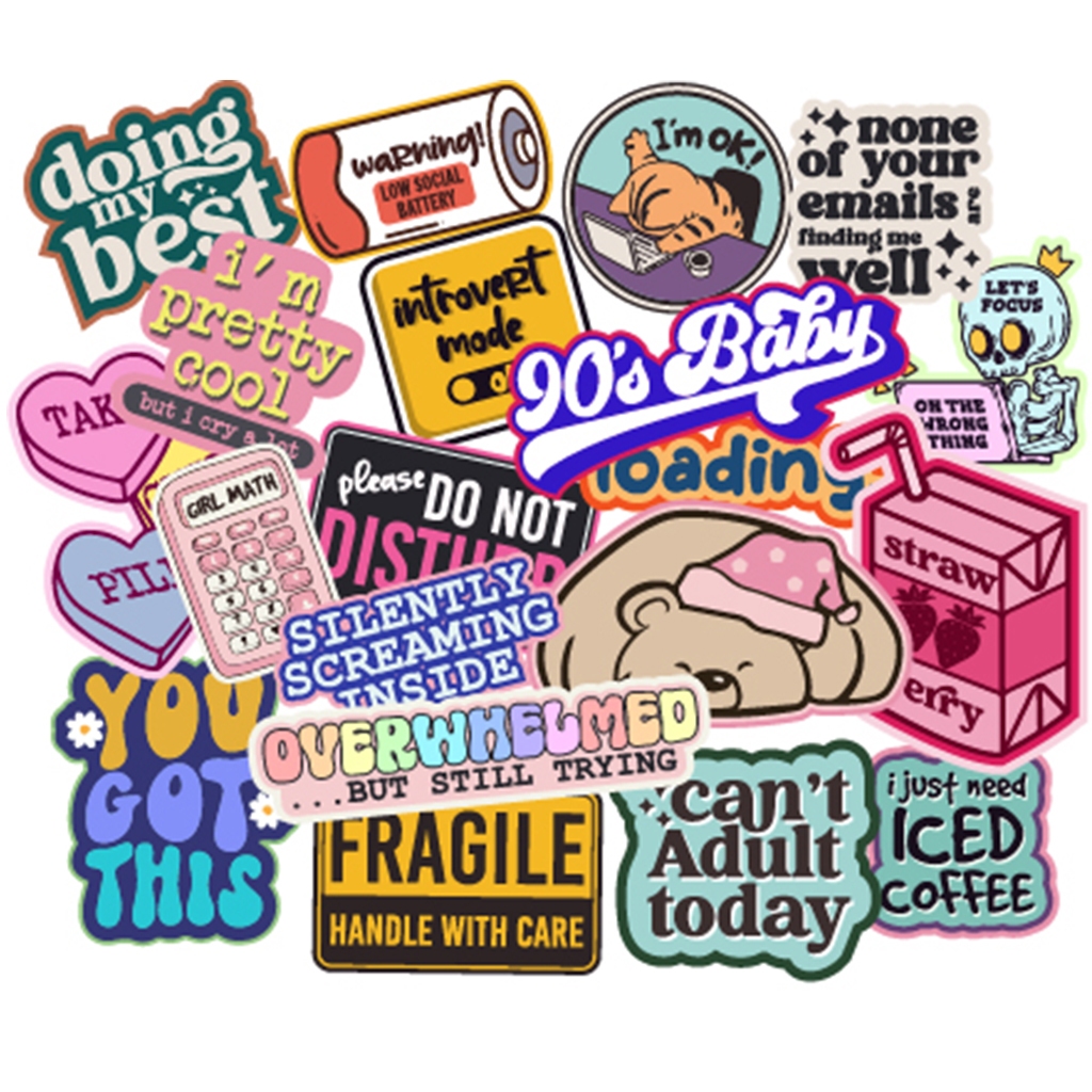 Office sticker set