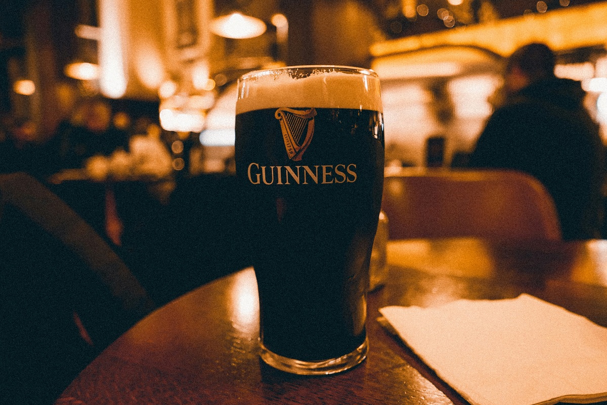 Guinness drink in Dublin