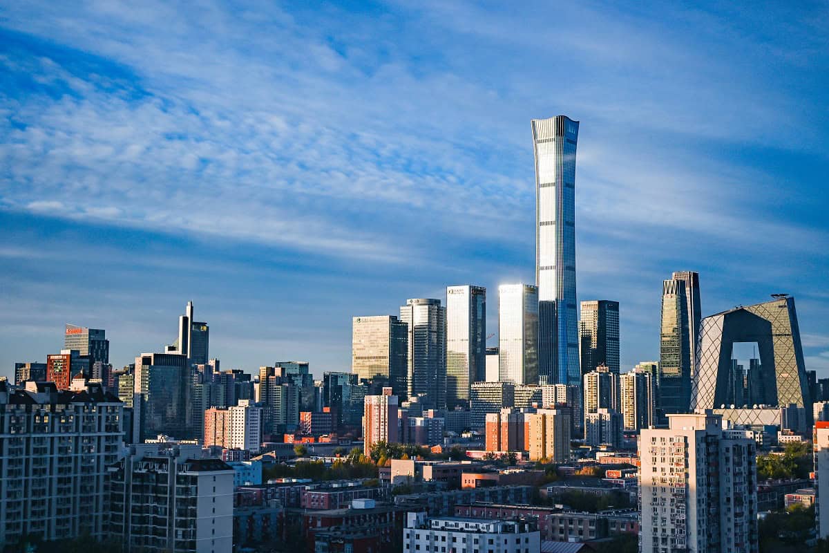 Skyscraper in Beijing, China