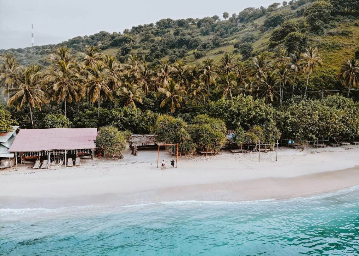 Pandanan beach in Lombok indonesia