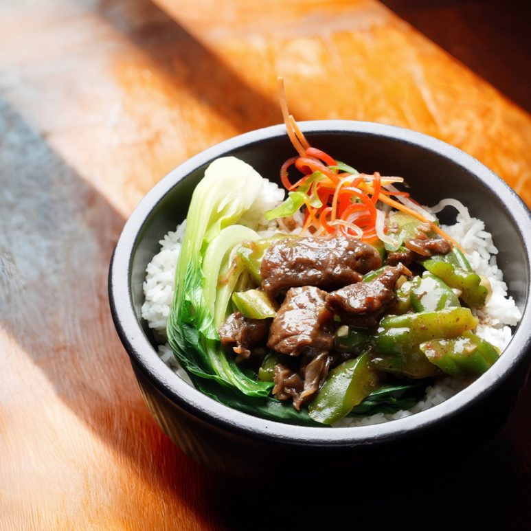 Savoy Hotel Manila - claypot beef with ampalaya