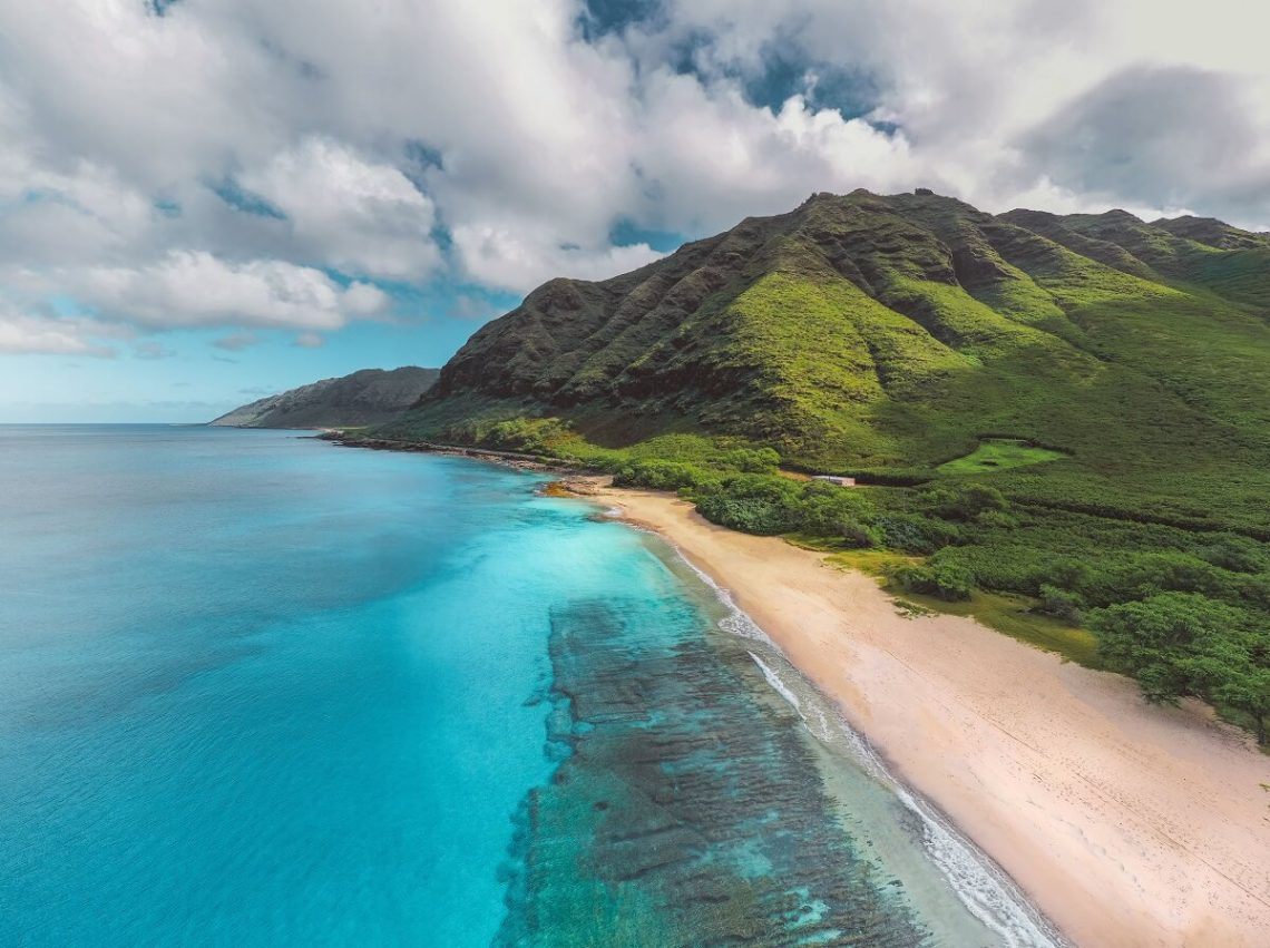 Hawaiian coastline