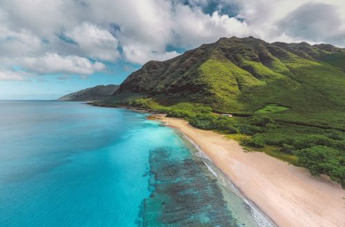 Hawaiian coastline